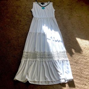 White casual dress